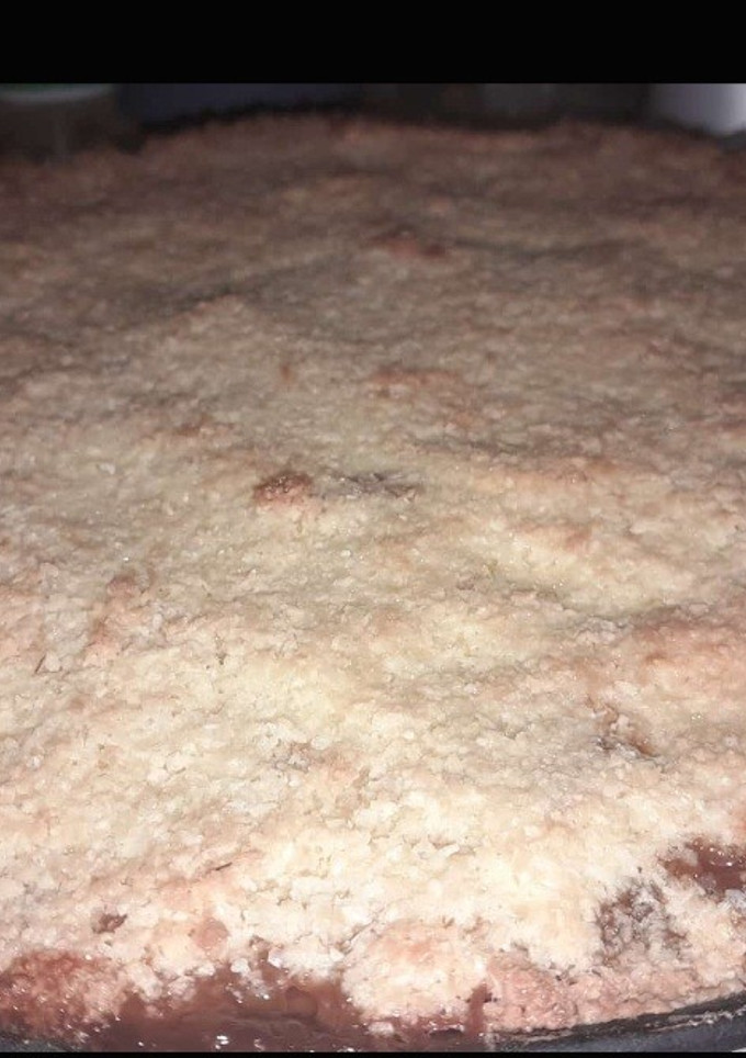 Una foto de Tarta de coco con dulce de Leche