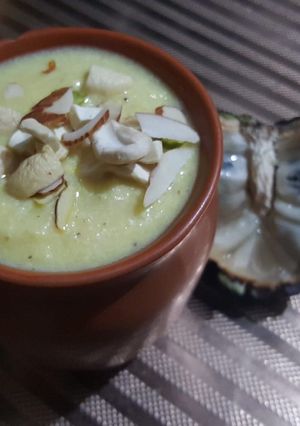 A picture of Kesar sitaphal basundi.