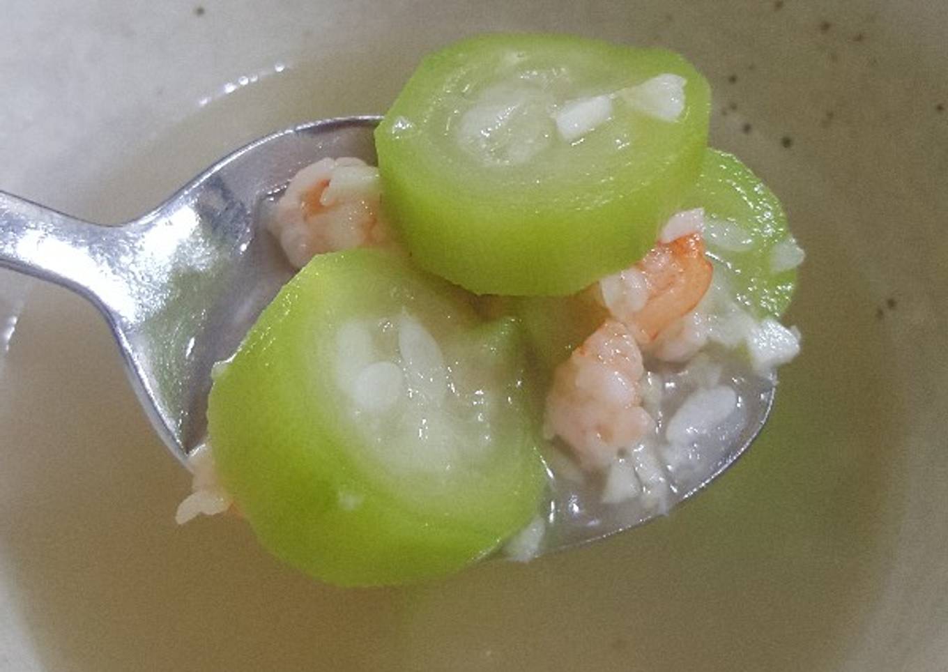 Kuah gambas udang (mpasi)