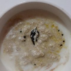 A picture of Coconut raita.