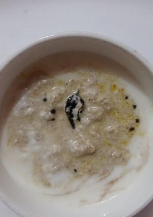 A picture of Coconut raita.
