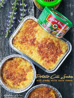 Gambar Potato Cili Saba with Creamy White Sauce Cheese