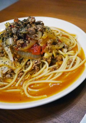 經典義大利肉醬麵 的食譜成品照片