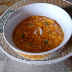 A picture of Aamras Rice.