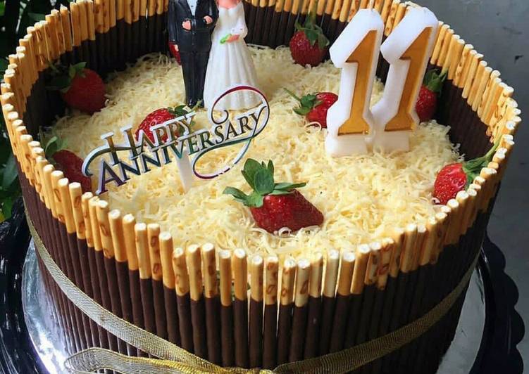 Choco Pocky Sponge Cake