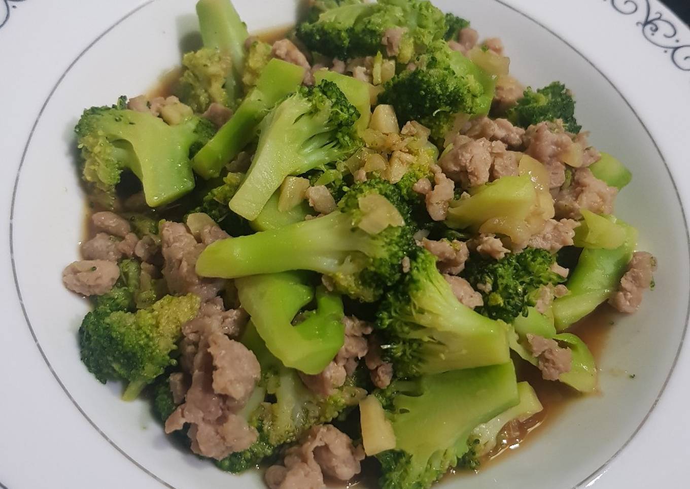 Brokoli daging cincang