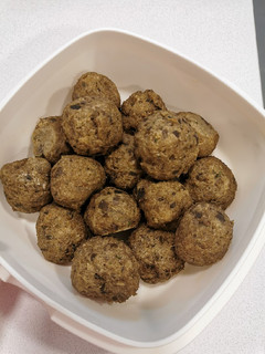 Una foto de Albóndigas de berenjena en Thermomix