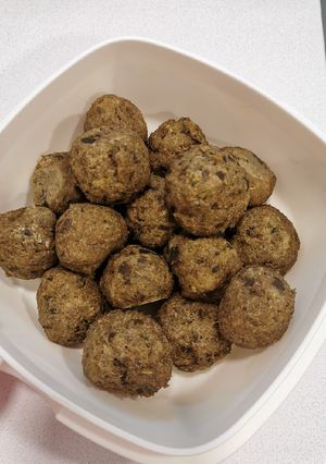 Una foto de Albóndigas de berenjena en Thermomix
