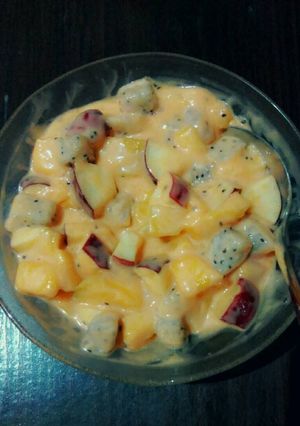 Foto resep Salad Buah Simple Sehat Segar