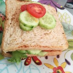 Egg Vegetable sandwich A picture of Egg Vegetable sandwich.