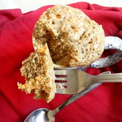 A picture of Carrot Cake Mug Cake #mugcakeweek.