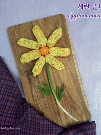 Langkah Gampang Membikin Resep Gyeran Mari (Telur Gulung Korea) yang Lezat Sekali Anti Ribet, Bikin Ngiler