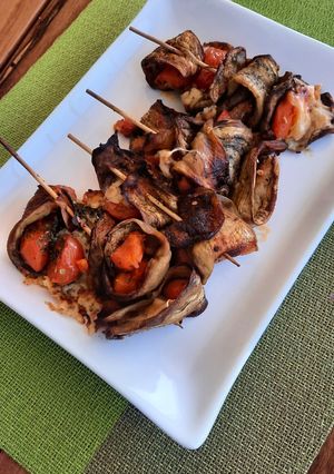 Una foto de Rollitos de berenjenas 🍆