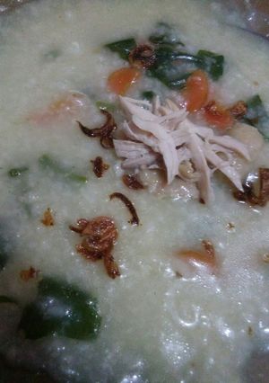 Foto resep Bubur Bayam Wortel