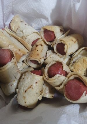 Una foto de Salchitacos