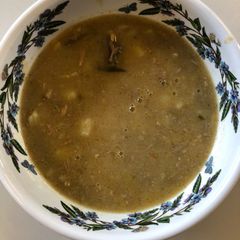 “Multi-Modal” Use-up Turkey and Vegetable Soup A picture of “Multi-Modal” Use-up Turkey and Vegetable Soup.