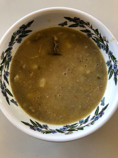 A picture of “Multi-Modal” Use-up Turkey and Vegetable Soup.