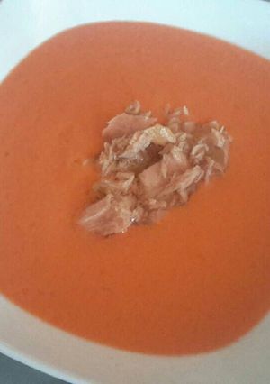 Foto principal de Salmorejo de atún Thermomix