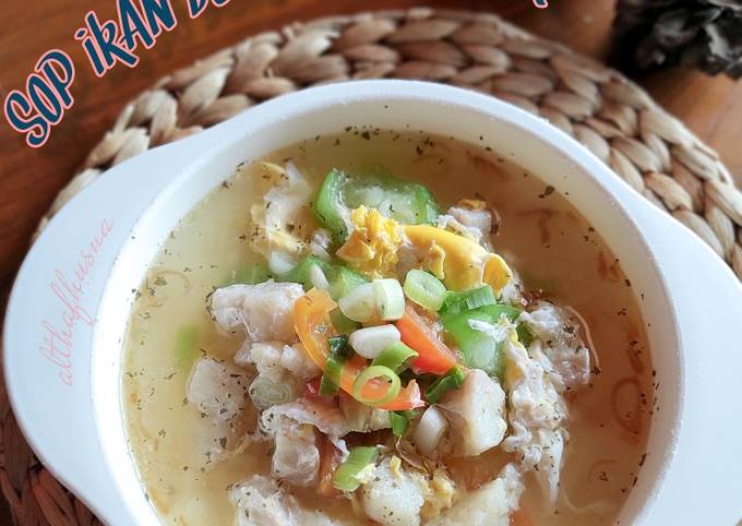 124. Sop Ikan Dori Kocok Telur