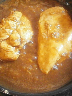 Una foto de Pechuga de pollo a la coca cola