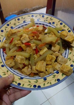 Foto resep Tumis labusiam + tahu