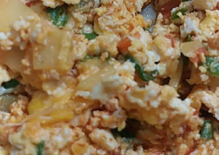 Recipe of Homemade Potatoes and eggScramble