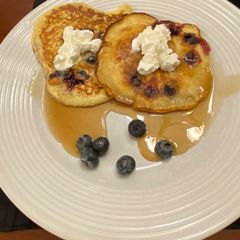 A picture of Blueberry Pancakes.