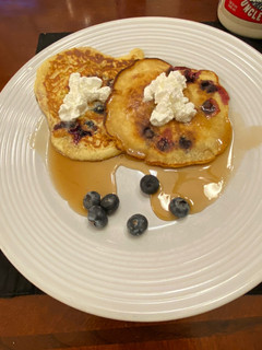 A picture of Blueberry Pancakes.