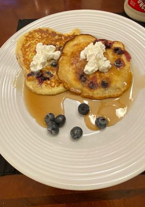 A picture of Blueberry Pancakes.