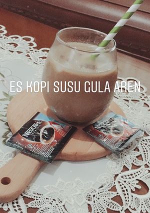 Foto resep Es kopi susu gula aren