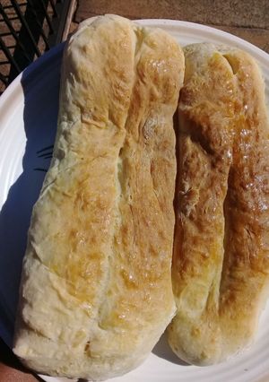 A picture of Homemade buns.