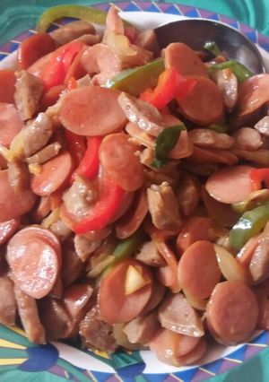 Foto resep Tumis Bakso dan Sosis