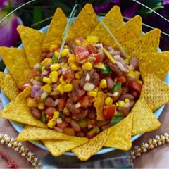 A picture of Mexican Salad With Nachos.