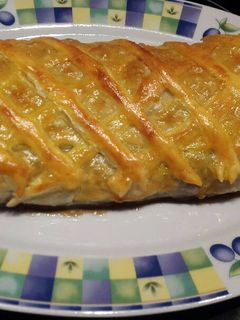 Una foto de Strudel de manzana