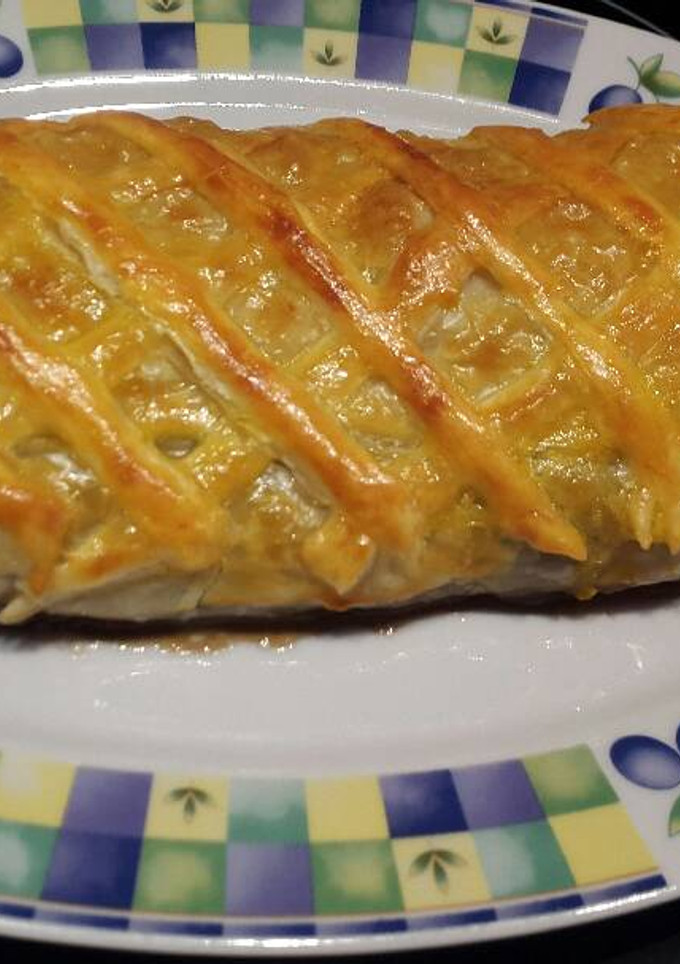 Una foto de Strudel de manzana