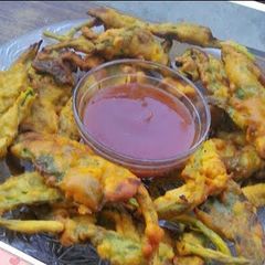 Crispyy Spinach Pakoda A picture of Crispyy Spinach Pakoda.