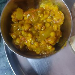 A picture of Dudhi chana.