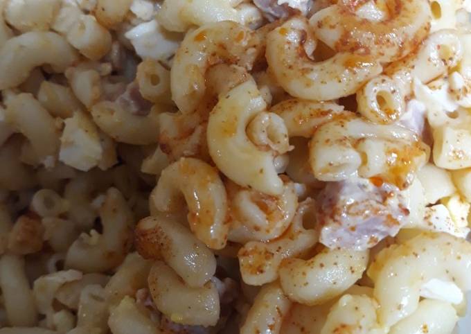 Recipe of Speedy Aryca&#39;s Macaroni and Ham Salad
