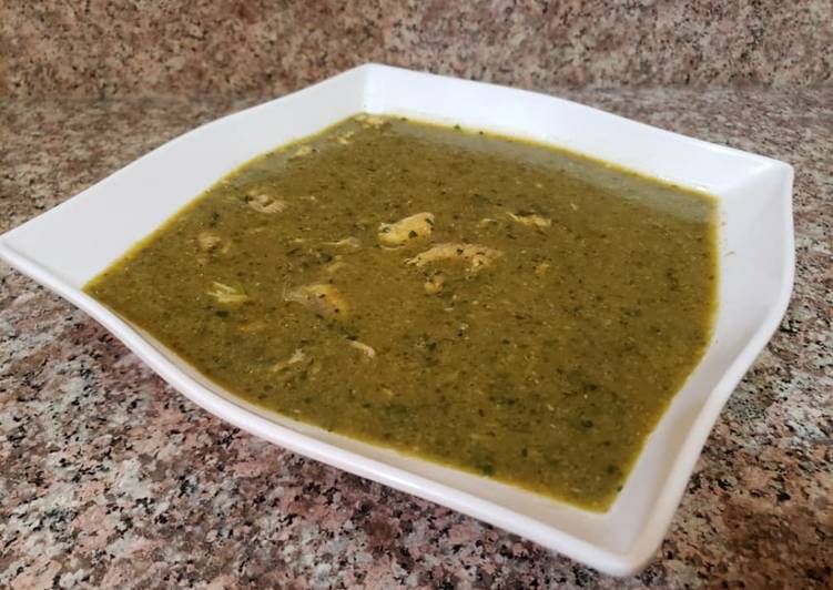شوربة الباميه بالدجاج 🍛🍚