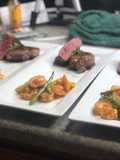 Fillet Mignon w/ Kicker Shrimp Scalloped Baby Potatoes