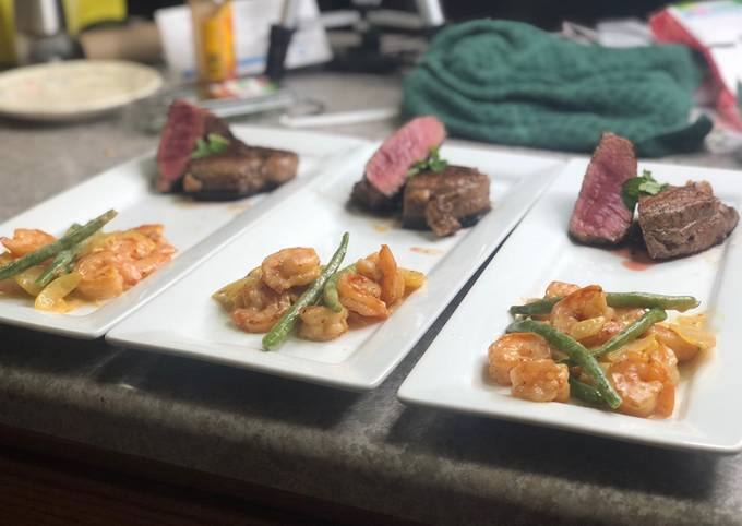 Step-by-Step Guide to Prepare Ultimate Fillet Mignon w/ Kicker Shrimp Scalloped Baby Potatoes