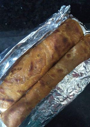 A picture of Simple besan paratha.