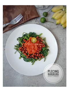 Foto resep Plecing Kangkung khas lombok