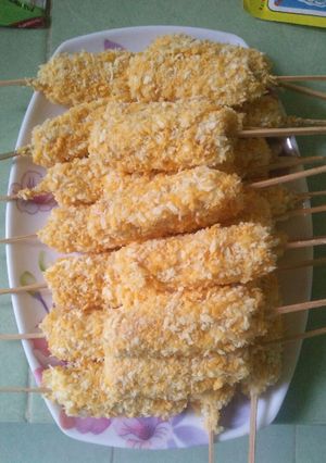 Foto resep Sosis corn dog,, mini