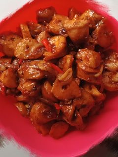 Foto resep Sosis saus lada hitam