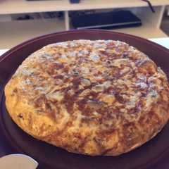 Foto principal de Tortilla de coliflor y champiñones