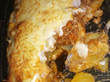 Pastel de patata y carne gratinado