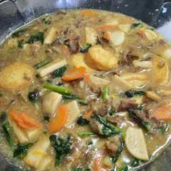 A picture of Sapi Tofu Siram.