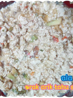 Foto resep orak arik tahu sutra enyoy