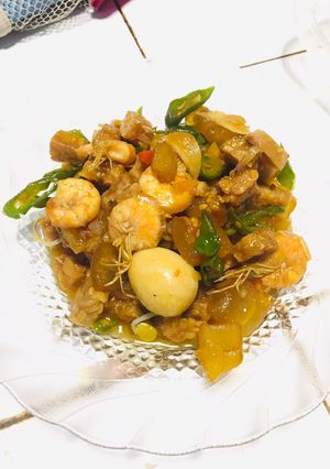Foto resep Tumis udang cecek simple